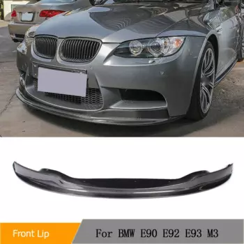 Автомобильный передний бампер, спойлер, разветвители для BMW E90, E92, E93, M3, бампер 2008-2013, углеродное волокно/FRP, комплекты передних кузовов, спойлер, губа