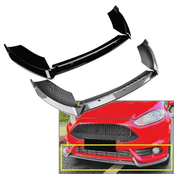Автомобильный передний бампер, спойлер, сплиттер для Ford Fiesta ST MK6 B-Max 2012 2013 2014 2015 2016 2017