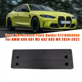 Автомобильный передний держатель номерного знака 51118069434 для BMW 3 4 серии G80 G81 M3 G82 G83 M4 2020-2022 51 11 8 069 434