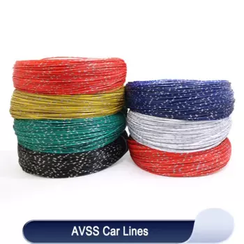 Автомобильный провод AVSS 5/10/50 м 24 22 20 18 16 14AWG аудиокабель для динамиков OFC бескислородная медная витая пара кабель питания линия