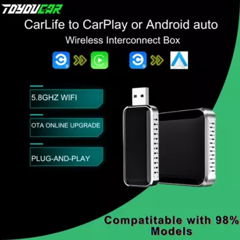 Автомобильный Проводной адаптер TOYOUCAR Baidu Carlife для Apple carplay и Android, беспроводной адаптер Wi-Fi для быстрого подключения для Geely Chery GAC Kia Honda