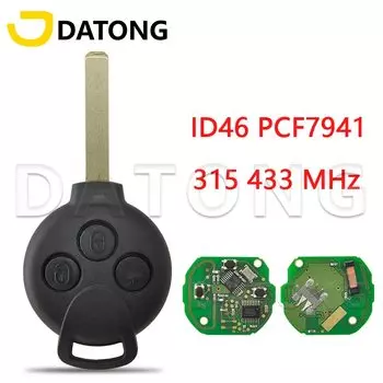 Автомобильный пульт дистанционного управления Datong Wolrd для Mercedes Benz City 451 452 454 2007-2013 ID46 PCF7941 315 МГц 433 МГц