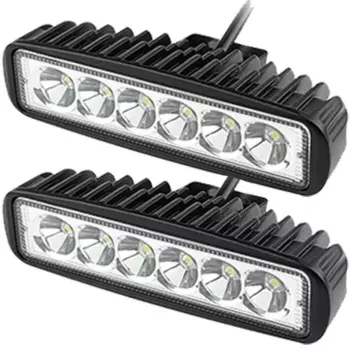 Автомобильный рабочий фонарь 6LED DRL прожектор высокого качества водонепроницаемый авто внедорожник грузовик универсальный ночной безопасный фонарь дальнего света 18 Вт 12 В