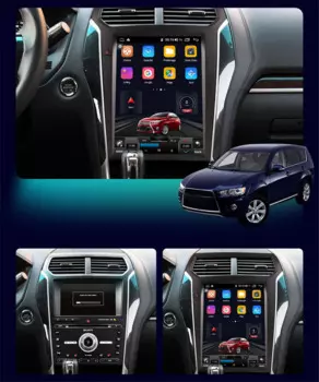 Автомобильный радиоприемник 12,1 дюйма для Ford Explorer 2011-2019 Tesla Carplay вертикальный экран GPS-навигация Android мультимедийный DVD-плеер