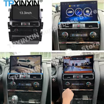 Автомобильный радиоприемник 13,3 дюймов, стереоприемник Android 11 для Nissan патруль Y62 Amada для Infiniti QX80 QX56, головное устройство с GPS-экраном