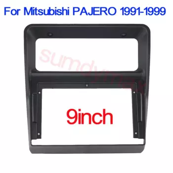 Автомобильный радиоприемник 2DIN, 9 дюймов, для Mitsubishi Pajero Montero Shogun 1991-1999, автомобильный радиоприемник, видеорамка, панель приборной панели