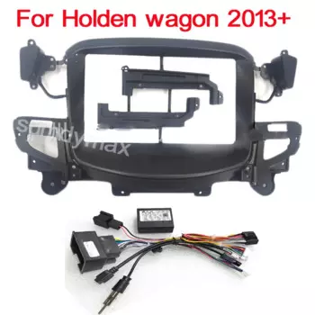 Автомобильный радиоприемник 2DIN, рамка, canbus box, адаптер, кабель для holden wagon 2013 + Android, радио, аудио, панель приборной панели, оболочка, жгут проводов