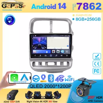 Автомобильный радиоприемник Carplay для Kia Bongo 4 2004-2012, навигация GPS, Android, автомобильный стерео Мультимедийный Плеер, автомагнитола, телефон с Wi-Fi, без DVD, 2din