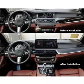 Автомобильный радиоприемник для BMW 5 серии 7 серии F01 F03 F18, обновление до 2022 панели переменного тока, кондиционер, автомобильный мультимедийный плеер, навигация Carplay