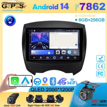 Автомобильный радиоприемник для BYD F0 2008-2011, навигация для Carplay, GPS, стерео, Android, автоматический экран, Bluetooth, мультимедийный плеер, 5G Wifi, No 2din