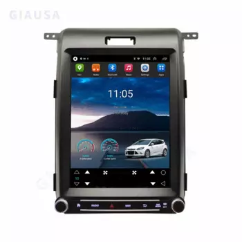 Автомобильный радиоприемник для Ford F150 2009-2014 Tesla Screen Carplay Navigator Мультимедийный видеоплеер Авто Android12 5G WIFI GPS головное устройство