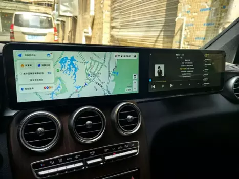Автомобильный радиоприемник для Mercedes Benz C Class GLC 2015-2024, мультимедийный видеоплеер, стерео, автомобильный GPS-навигатор, Carplay Unit 4G, автомобильное радио