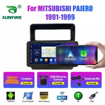 Автомобильный радиоприемник для MITSUBISHI PAJERO 1991-1999, восьмиядерный Android, автомобильный DVD, GPS-навигация, автомобильная стереосистема Carplay Android Auto