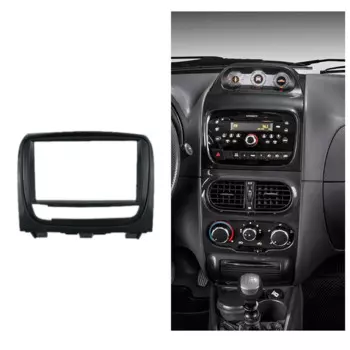 Автомобильный радиоприемник Double Din для FIAT STRADA, DVD-панель, установка автомобильного комплекта, аудиорамка