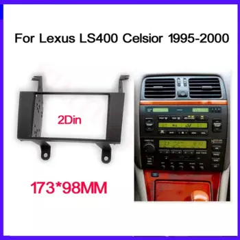 Автомобильный радиоприемник Double Din для Lexus LS400 Toyota Celsior 1995-2000, комплект головного устройства, установка приборной панели, лицевая панель, рамка панели