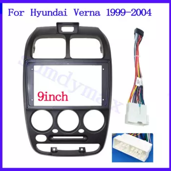 Автомобильный радиоприемник, панель для Hyundai Verna 1999-2004, 9 дюймов, 2DIN