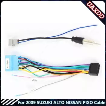 Автомобильный радиоприемник, рамка для телефона, высота/NISSAN PIXO 9 дюймов, стереопанель, кабель питания, адаптер, Canbus, декодер