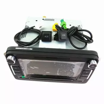 Автомобильный радиоприемник RCD510, USB-разъем и кабели с кодом CD MP3 для VW Golf MK6 Passat B6 Scirocco Touran Polo 5KD 035 724A 5KD035726A