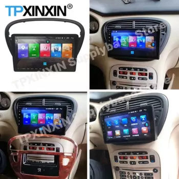 Автомобильный радиоприемник, стереоприемник Android 12 для Peugeot 607 2002 2003 2004 2005 2006 2007 2008 GPS навигатор, проигрыватель, головное устройство для видео и аудио