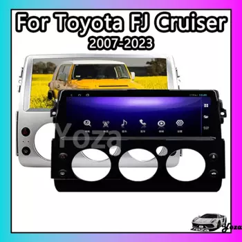 Автомобильный радиоприемник Yoza Carplay для Toyota FJ Cruiser 2007-2023, Android11, сенсорный экран, мультимедийный плеер, GPS-навигация, стерео, 4G, 5G, Wi-Fi