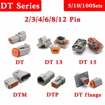 Автомобильный разъем и розетка Deutsch DTM/DT/DTP/DTF, 5/10/100 комплектов