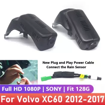 Автомобильный регистратор вождения, простой в установке для Volvo XC60 2012 2013 2014 2015 2016 2017, автомобильный видеорегистратор, Wi-Fi, видеорегистратор, видеорегистратор, камера HD