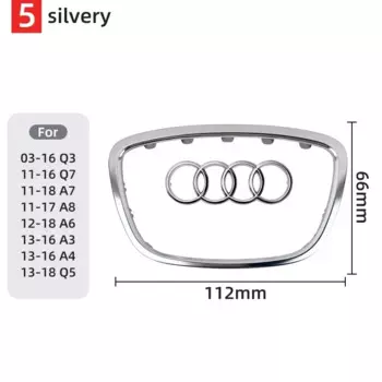 Автомобильный руль, центр, эмблема, логотип, наклейка для AUDI, отделка рамки, значок, декоративное кольцо, автоаксессуары Q5 Q3 Q7 A3 A4 A6 S3