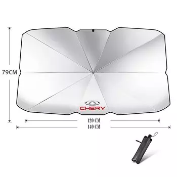 Автомобильный солнцезащитный зонт на переднее окно для Chery Tiggo 2 3 4 5 7 Pro Arrizo EQ7 складной зонт автомобильный солнцезащитный козырек на лобовое стекло