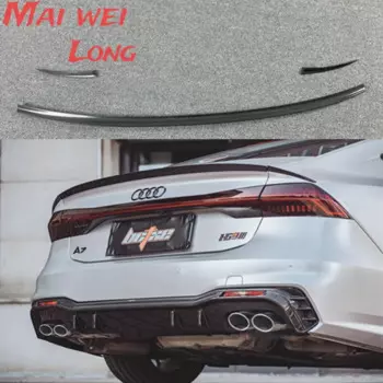 Автомобильный спойлер для заднего крыла из углеродного волокна для AUDI A7 S7 RS7 C8