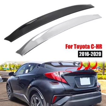 Автомобильный спойлер задний бампер Защита автозапчасти для Toyota C-HR CHR C HR 2016-2020 углеродное волокно ABS Внешнее Декоративное крыло