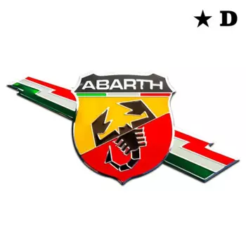 Автомобильный Стайлинг, 3D наклейка, металлический клейкий значок Абарта Скорпиона, эмблема, наклейка для Abarth Punto 124 125 500, Fiat Viaggio, автомобильный аксессуар