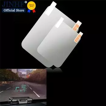 Автомобильный Стайлинг, автомобильный HUD светоотражающая пленка, система отображения головы, пленка OBD II, расход топлива, дисплей превышения скорости, автомобильные аксессуары