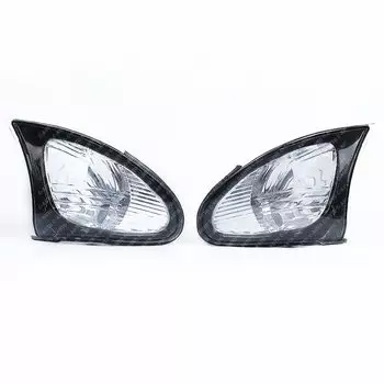 Автомобильный светодиодный указатель поворота для BMW 3 серии E46 4-дверный 318i 320i 325i 330i 2002-2005 Угловой габаритный фонарь, накладка на лампу без лампы