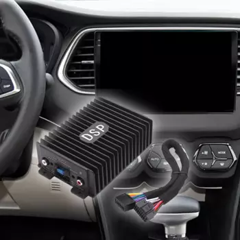 Автомобильный усилитель DSP, высокоточный автомобильный Аудиопроцессор, цифровой сигнальный процессор для автомобильных динамиков, Электрический автомобильный радиоприемник, стерео