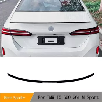 Автомобильный задний спойлер для багажника BMW 5 серии I5 G60 G61 M Sport 2024 ABS глянцевый черный Автомобильный задний багажник гоночный спойлер крыло губа