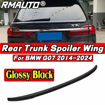 Автомобильный задний спойлер для BMW G07, внешняя часть, вид из углеродного волокна, задний спойлер для BMW X7 G07 2019-2024, автомобильные аксессуары