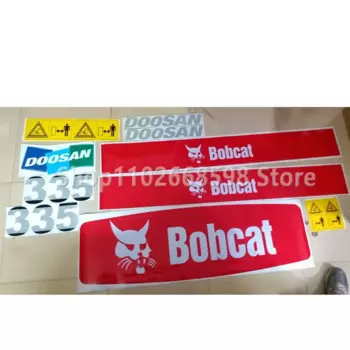 Аксессуары для экскаватора, наклейка на автомобильные этикетки Bobcat, 320, 323, 324, 325, 331, 334, 335, 337