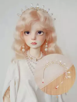 Аксессуары для кукол Хрустальная корона головная повязка 1/3 BJD тиара Бесплатная доставка