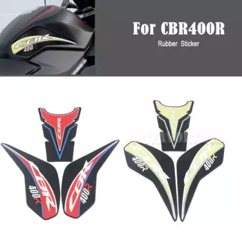 Аксессуары для мотоцикла Honda CBR400R CBR 400 R 400R, боковые прокладки для топливного бака, защитные наклейки, наколенник, Тяговая прокладка