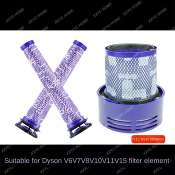 Аксессуары для пылесоса Dyson V6V7V8 V10V11V12v15, передний фильтр, задний фильтр