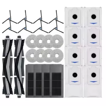 Аксессуары для робота-пылесоса Ecovacs Deebot X2 Omni / X2 Pro/X2, ролик, основная боковая щетка, фильтр, Швабра, тканевая Пылезащитная сумка, детали