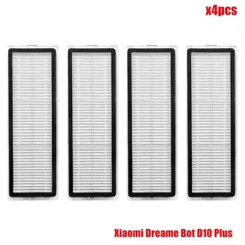 Аксессуары для робота-пылесоса Xiaomi Dreame Bot D10 Plus RLS3D, Hepa фильтр, Швабра, тканевые мешки для пыли, запчасти для основной боковой щетки