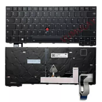 AZERTY клавиатура с подсветкой для Lenovo Thinkpad T14 Gen 3 GEN3 ,L14 Gen 3,P14s GEN3,GEN 4 CS22-CM-FULL 5N21D68170 FR