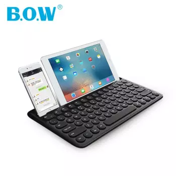 B.O.W многофункциональная клавиатура, Bluetooth-клавиатура, переключение на 3 устройства для компьютера, телефона и планшета