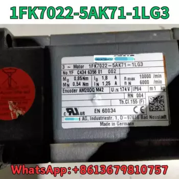 Б/у 1FK7022-5AK71-1LG 3 проверка серводвигателя OK Быстрая доставка