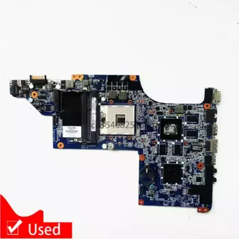 Б/у материнская плата 630278-001 592816-001 615278-001 для HP DV6 DV6-3000, материнская плата для ноутбука DA0LX6MB6H1 HD5650, 1 ГБ, только поддержка I7