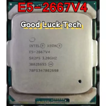 Б/у процессор Intel Xeon E5-2667V4 SR2P5, 3,20 ГГц, 8 ядер, 25 МБ LGA2011-3 E5-2667 V4, процессор E5 2667 V4 E5 2667 V4