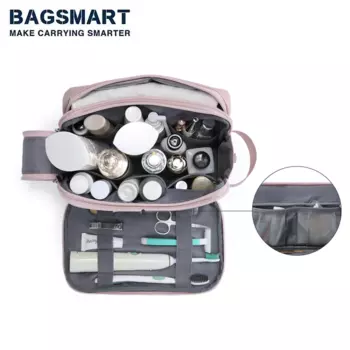 BAGSMART водонепроницаемая косметичка для путешествий