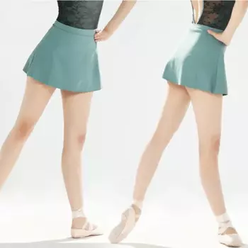 Ballet Skirt Women Adult Nylon Wrap Skirt Ballet Tutu Skate Skirt Ballerina юбка Gymnastics Training Dance Wear 5 Colours