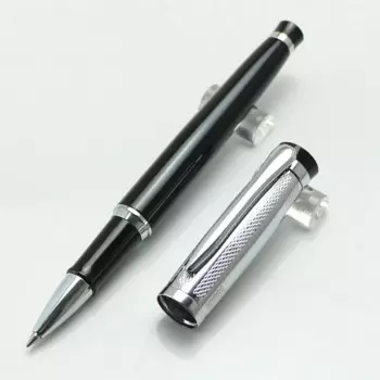 Baoer 508 розовая-серебристая шариковая ручка